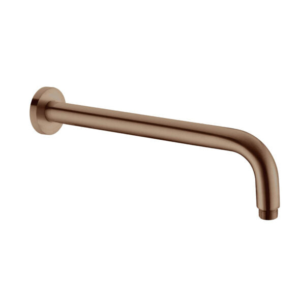 Nero Round Shower Arm Brushed Bronze