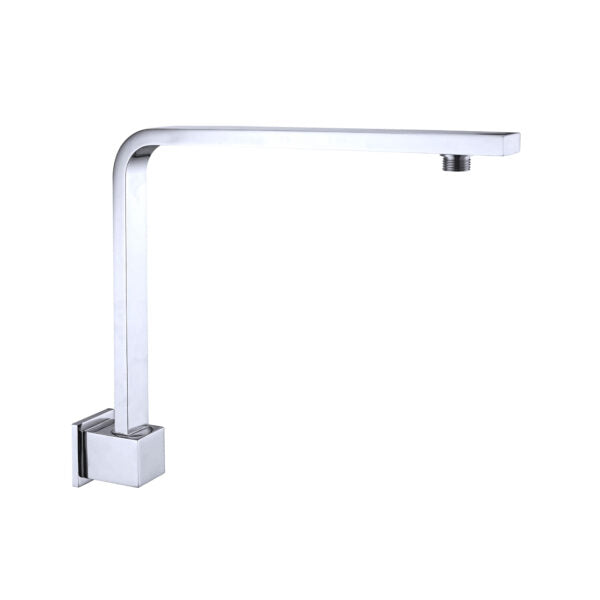 Nero Square Swivel Shower Arm Chrome