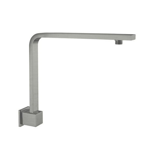 Nero Square Swivel Shower Arm Gun Metal