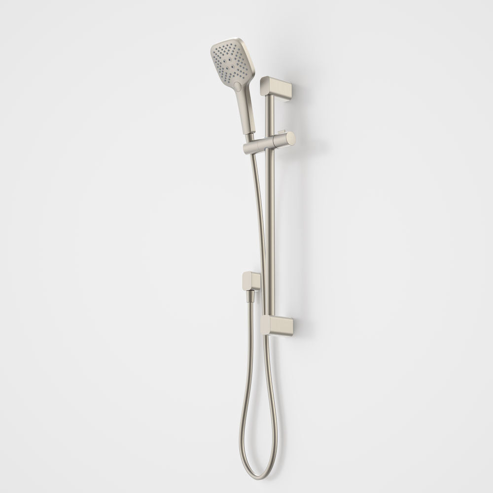 Caroma Luna Multifunction Rail Shower Brushed Nickel