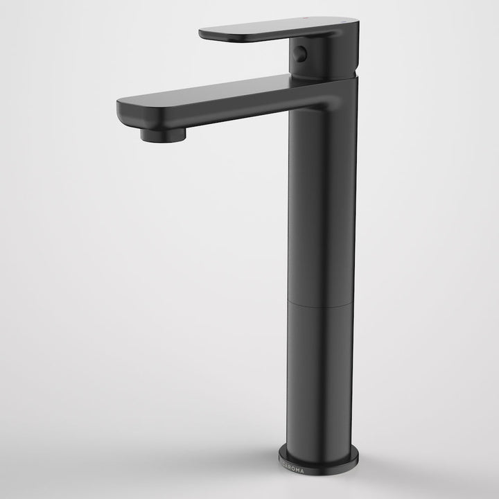 Caroma Luna Tower Basin Mixer Black