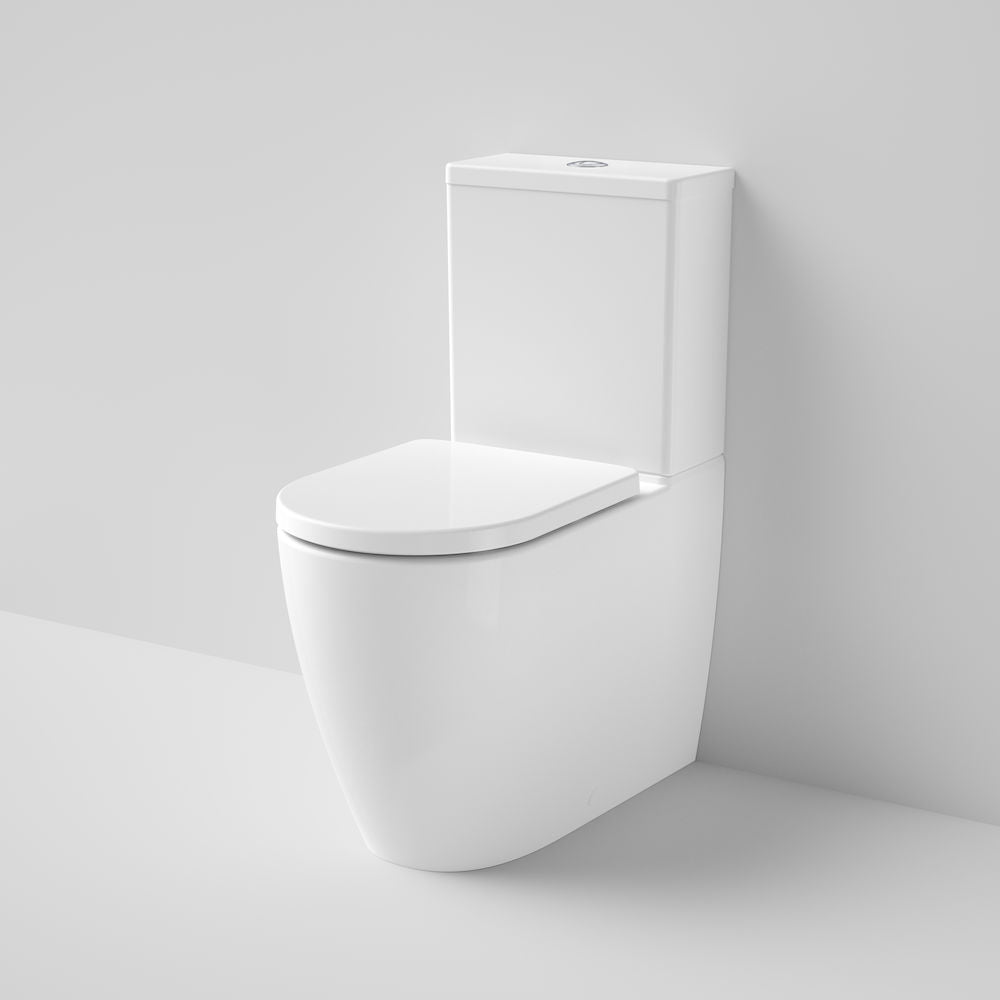 Caroma Urbane II CleanFlush® Wall Faced Close Coupled Toilet Suite (Back Entry) with GermGard®