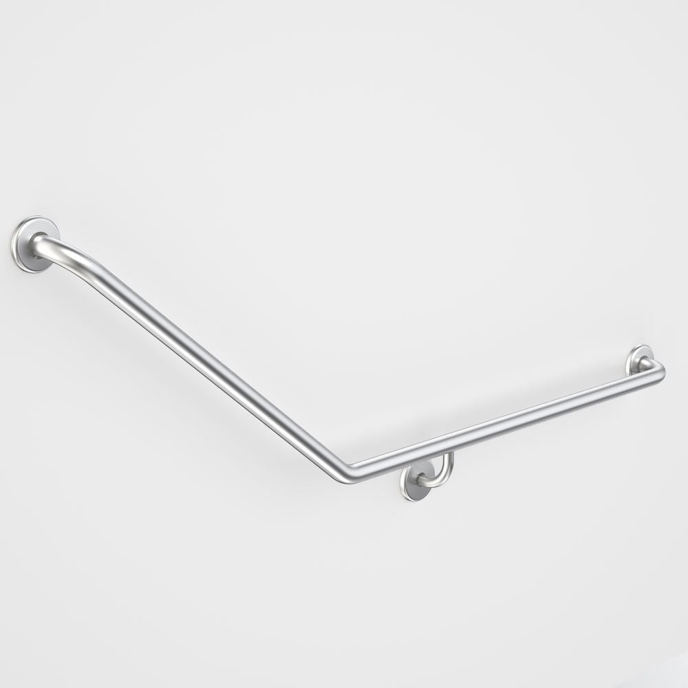 Caroma Care Support Grab Rail - 140 Degree Angled 870x700 RH - Stainless Steel