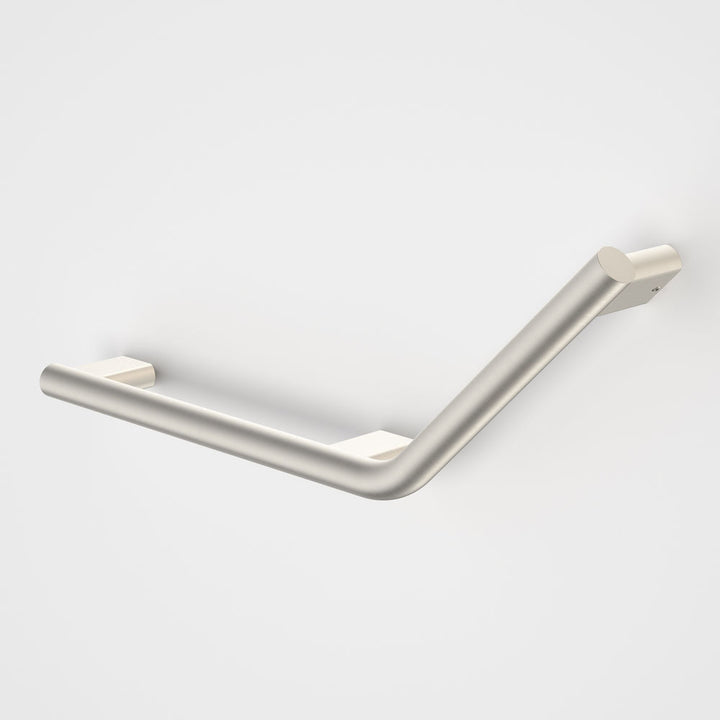 Caroma Opal Support Rail 135 Degree Left Hand Angled – Brushed Nickel
