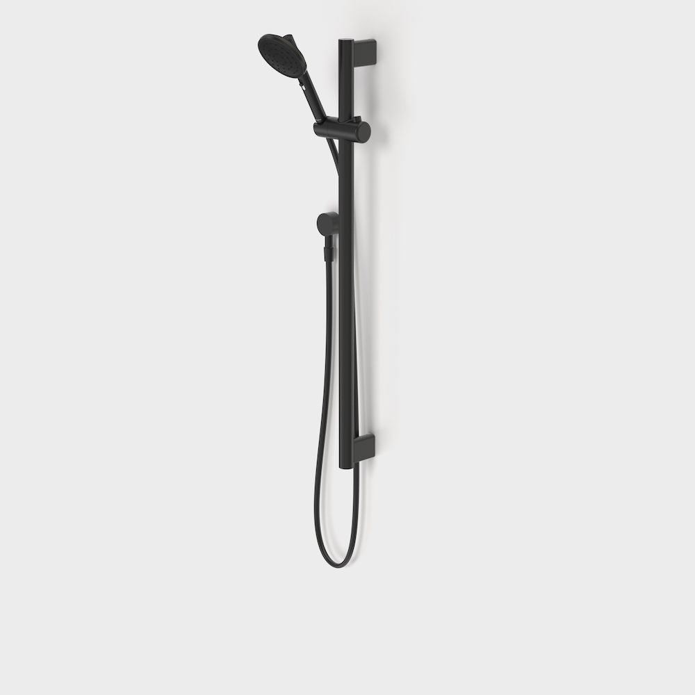 Caroma Opal Support VJet Shower with 900mm Rail - Matte Black