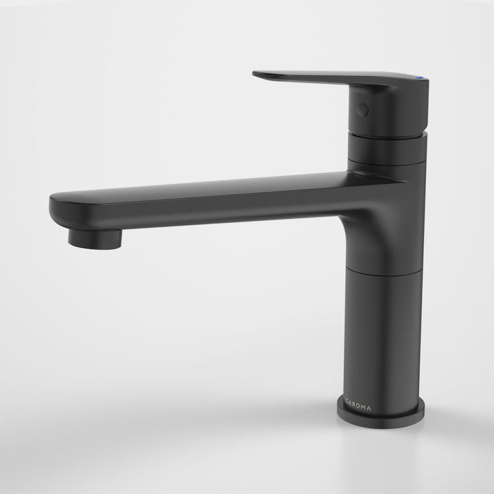 Caroma Opal Sink Mixer H/C - Matte Black