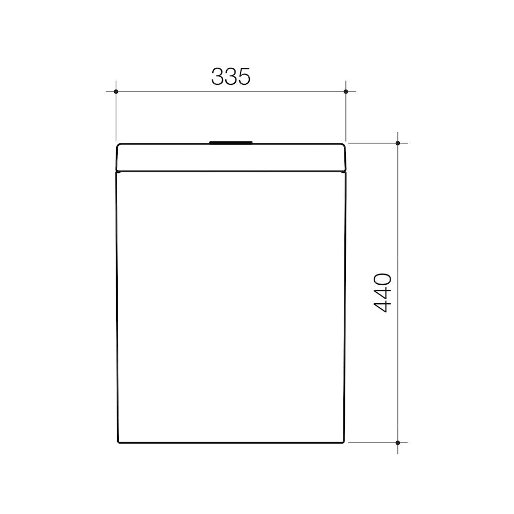 Caroma Care 800 Close Coupled 4S BE Cistern GermGard®