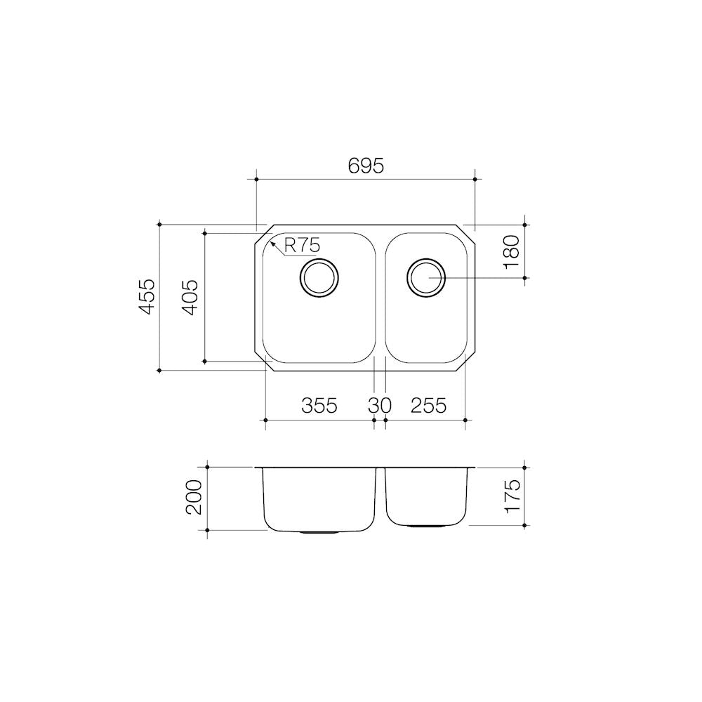 Clark Polar 1.5 Bowl Undermount