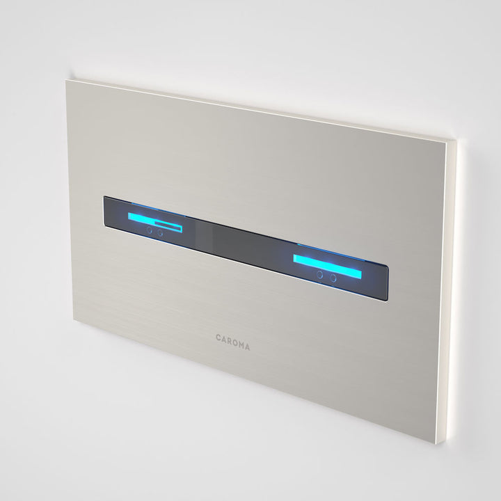 Caroma Smart Command Invisi II Panel - Brushed Nickel