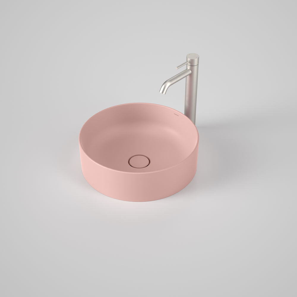 Caroma Liano II 400mm Round Above Counter Basin – Matte Pink (Special Order)