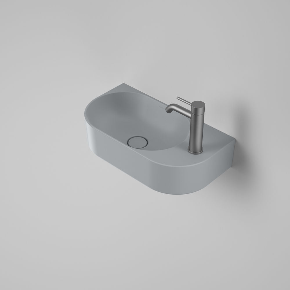 Caroma Liano II Hand Wall Basin (1 Tap Hole) – Matte Grey (Special Order)