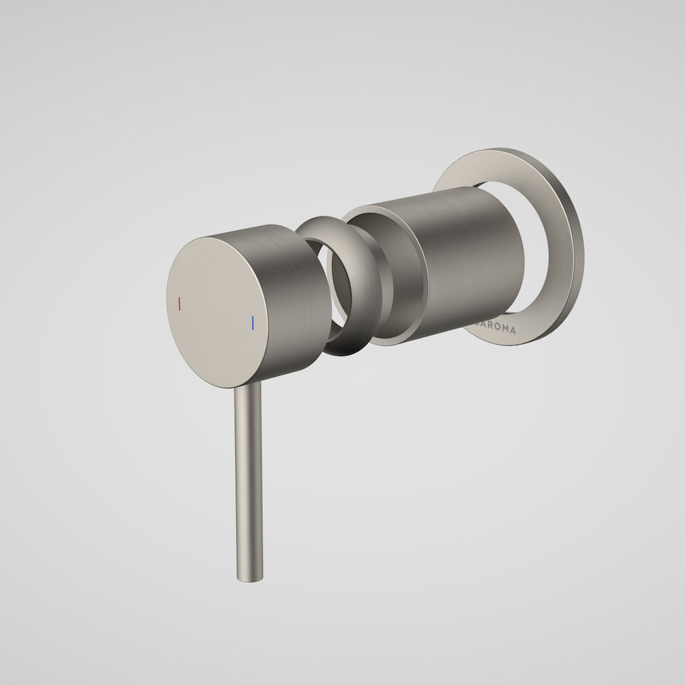 Caroma Liano II Bath / Shower Trim Kit - Round - Brushed Nickel