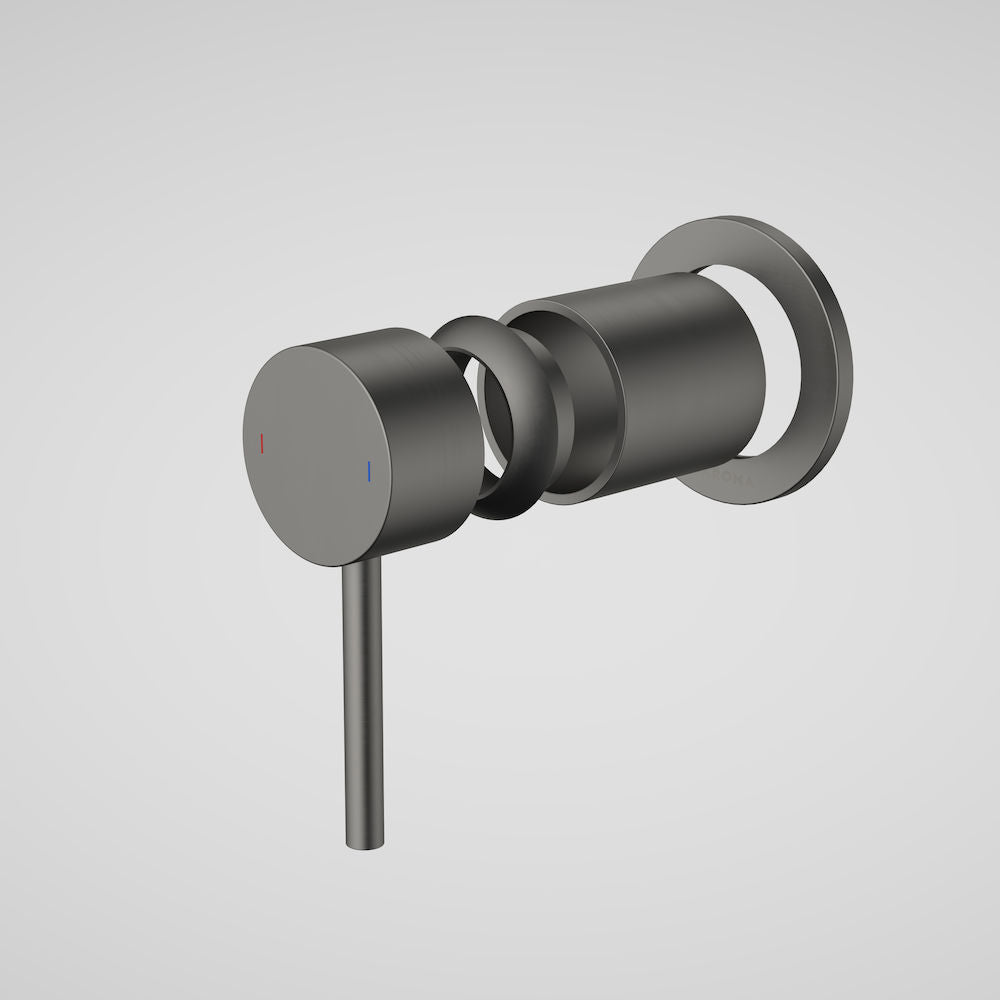 Caroma Liano II Bath / Shower Trim Kit - Round - Gunmetal