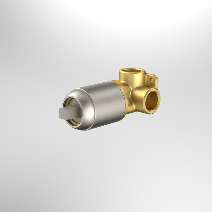 Caroma Luna Bath/Shower Mixer Inwall Body Brushed Nickel