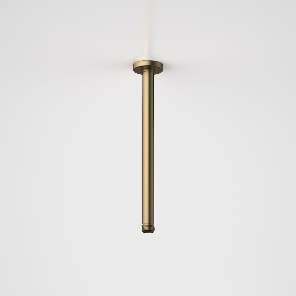 Caroma Urbane II 300mm Ceiling Shower Arm - Brushed Brass