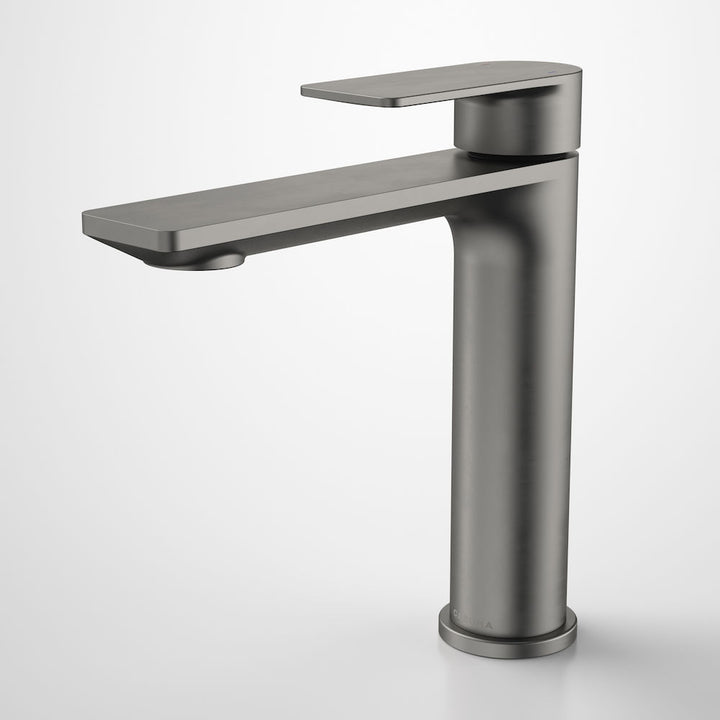 Caroma Urbane II Mid Tower Basin Mixer Gun Metal Lead Free
