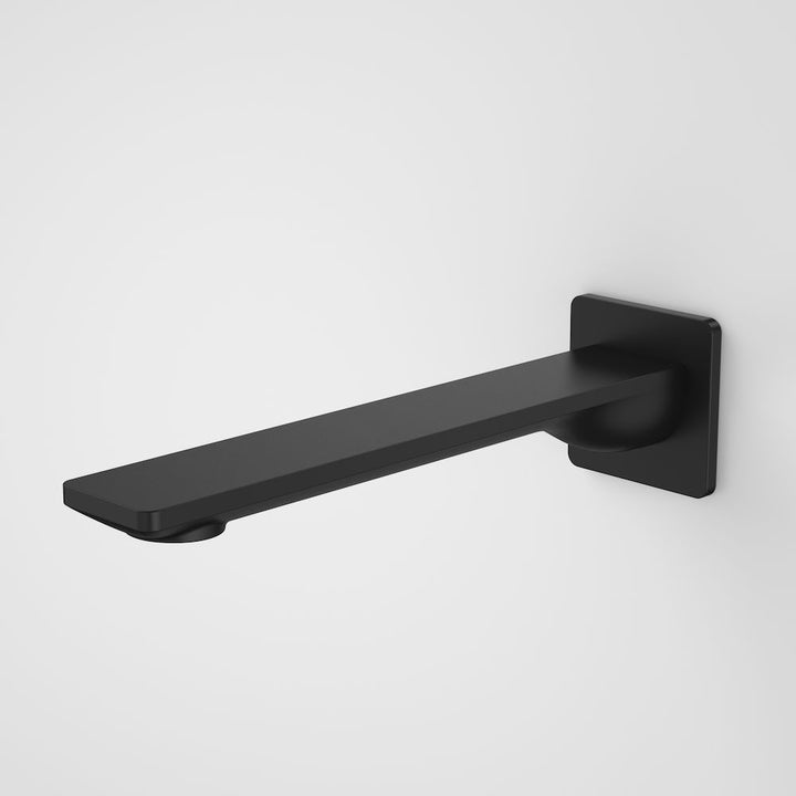 Caroma Urbane II 220mm Basin / Bath Outlet - Square Cover Plate - Matte Black