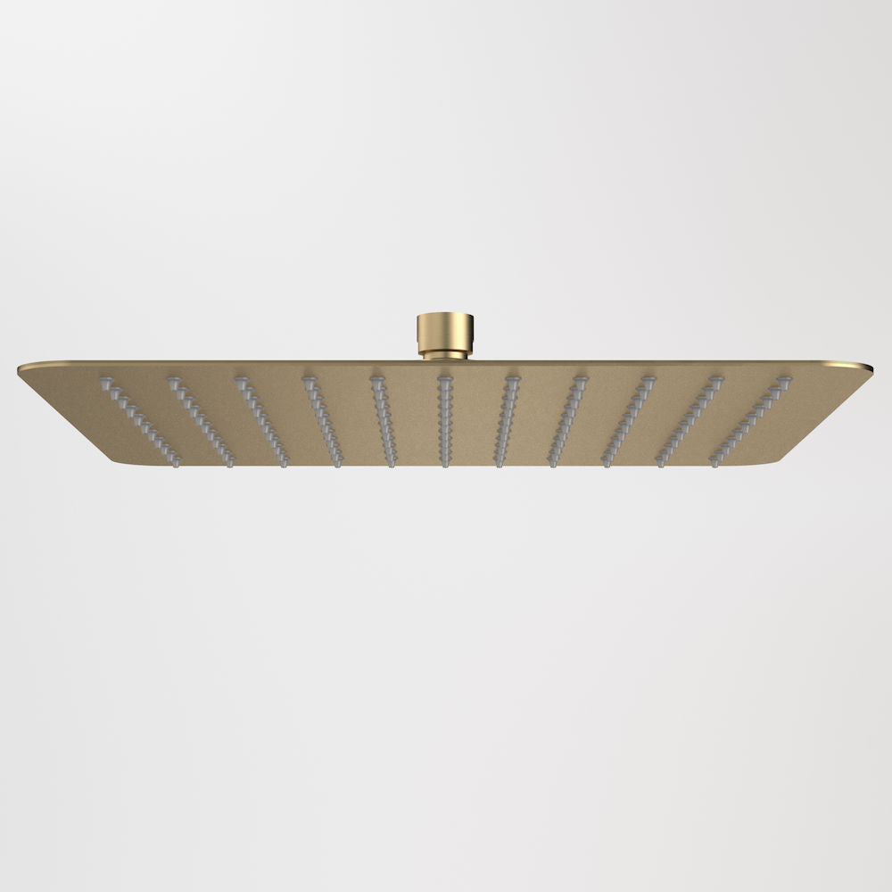 Caroma Urbane II 300mm Square Rain Shower - Brushed Brass