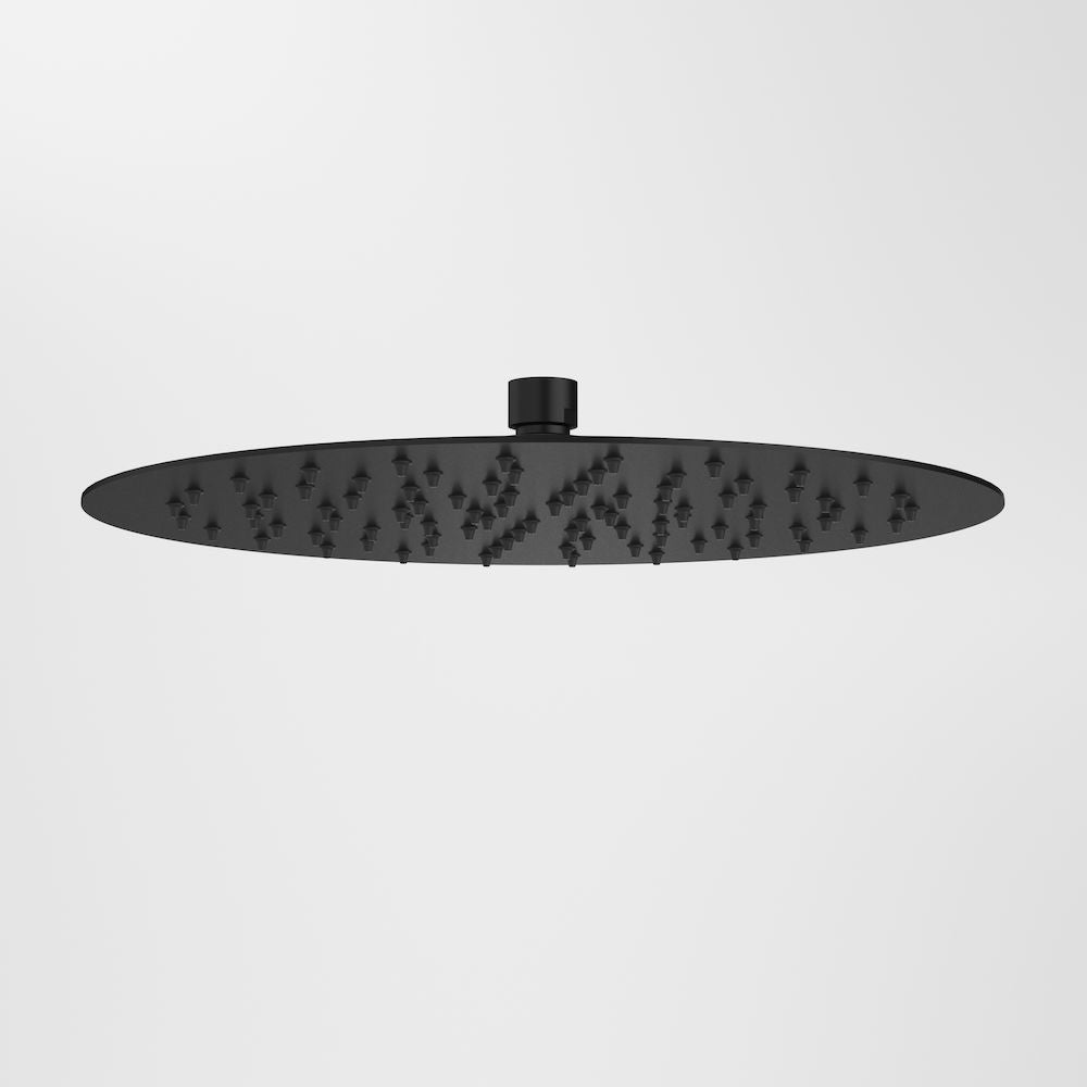 Caroma Urbane II 300mm Round Rain Shower - Matte Black