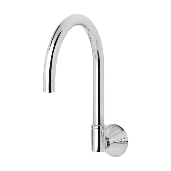 Phoenix Ivy Wall Sink Outlet 170mm Gooseneck Chrome Lead Free