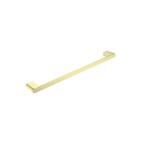 Nero Bianca Single Towel Rail 600mm Brushed Gold