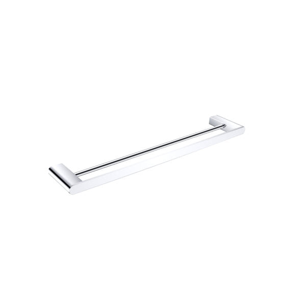 Nero Bianca Double Towel Rail 600mm Chrome