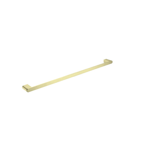 Nero Bianca Single Towel Rail 800mm Brushed Gold