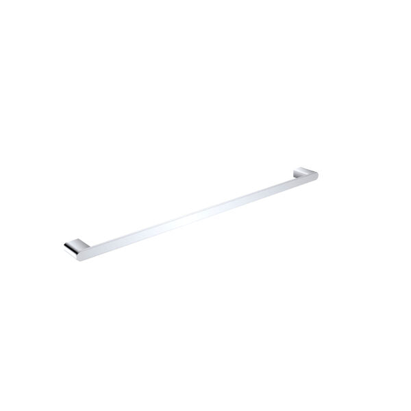 Nero Bianca Single Towel Rail 800mm Chrome