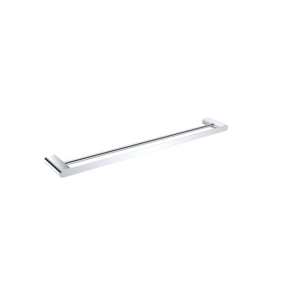 Nero Bianca Double Towel Rail 800mm Chrome