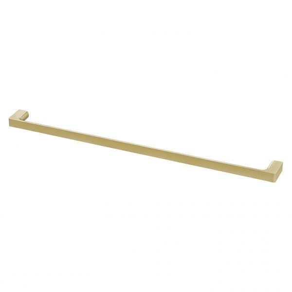 Phoenix Gloss Single Towel Rail 800mm Brushed Gold