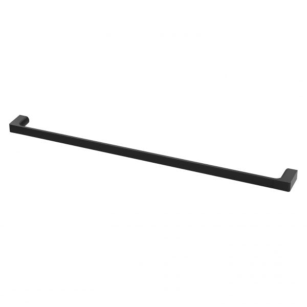 Phoenix Gloss Single Towel Rail 800mm Matte Black