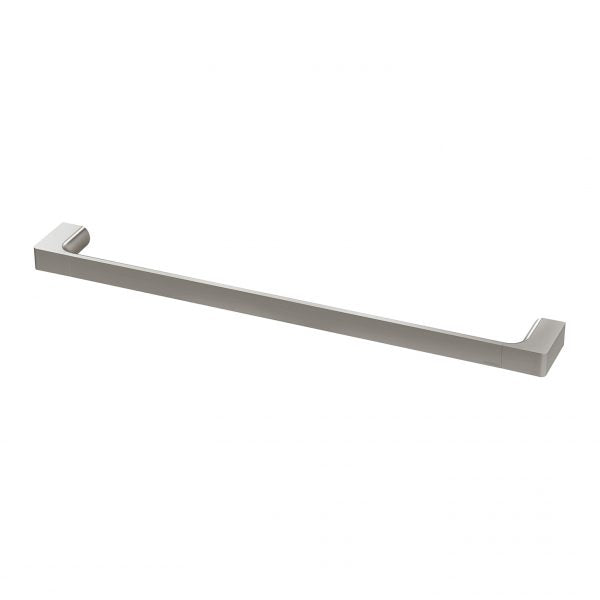 Phoenix Gloss Single Towel Rail 600mm Brushed Nickel