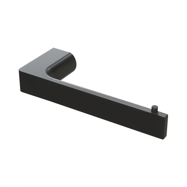 Phoenix Gloss Toilet Roll Holder Matte Black