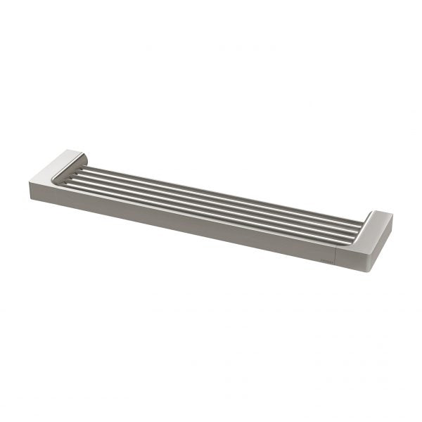 Phoenix Gloss Shower Shelf Brushed Nickel