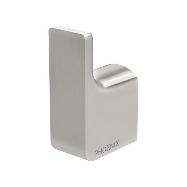 Phoenix Gloss Robe Hook Brushed Nickel