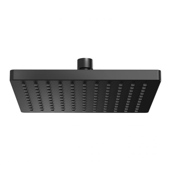 Phoenix Lexi Shower Rose 200mm Square Matte Black