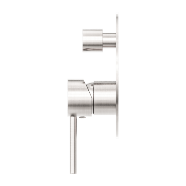 Nero Dolce Shower Mixer With Divertor Brushed Nickel