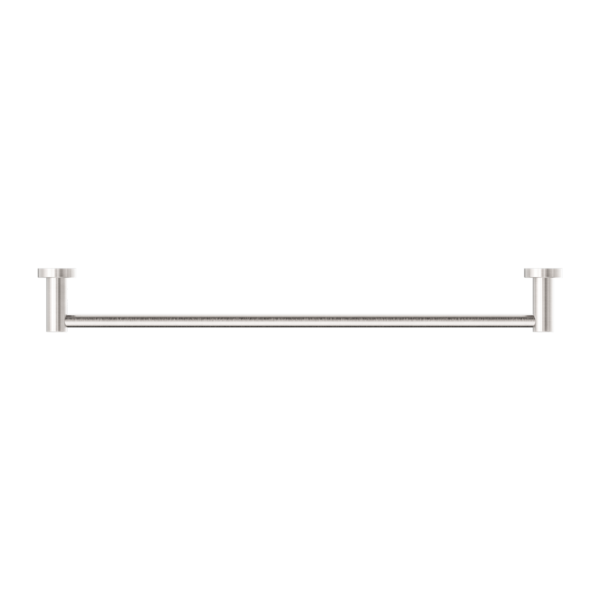 Nero Mecca Single Towel Rail 600mm Brushed Nickel