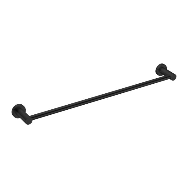 Nero Mecca Single Towel Rail 600mm Matte Black