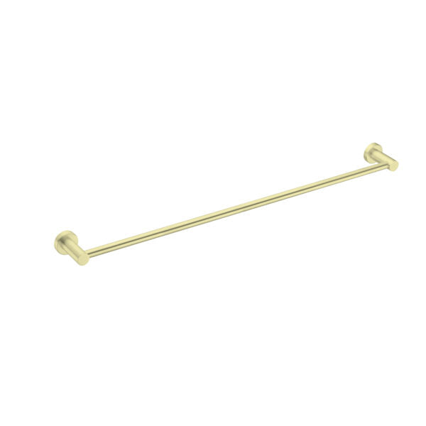 Nero Mecca Single Towel Rail 800mm Brushed Gold