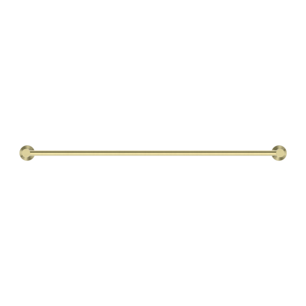 Nero Mecca Single Towel Rail 800mm Brushed Gold