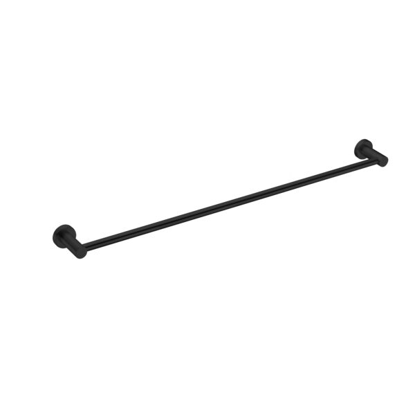 Nero Mecca Single Towel Rail 800mm Matte Black