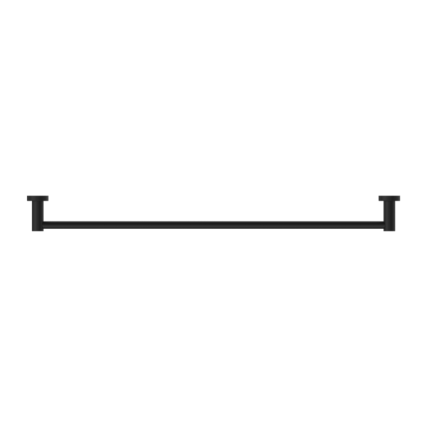 Nero Mecca Single Towel Rail 800mm Matte Black