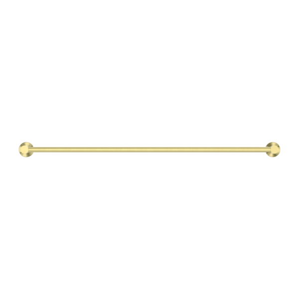 Nero Mecca Double Towel Rail 800mm Brushed Gold