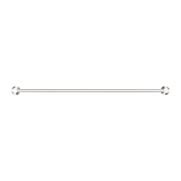 Nero Mecca Double Towel Rail 800mm Brushed Nickel