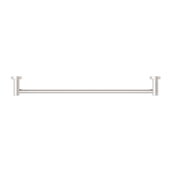 Nero Classic/Dolce Single Towel Rail 600mm Brushed Nickel