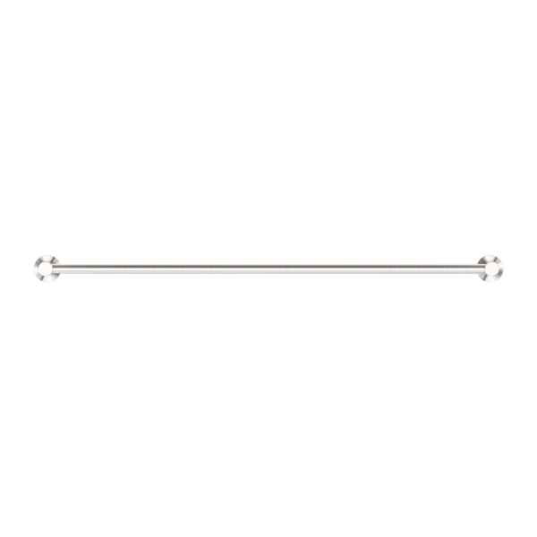 Nero Classic/Dolce Single Towel Rail 800mm Brushed Nickel