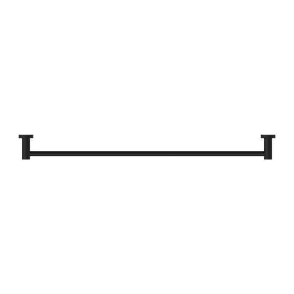 Nero Classic/Dolce Single Towel Rail 800mm Matte Black