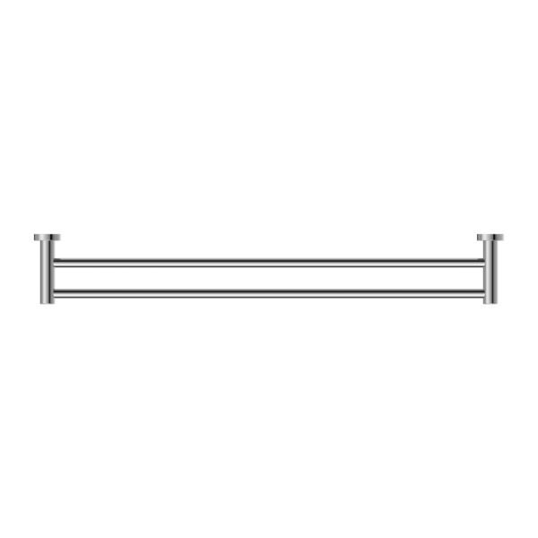 Nero Classic/Dolce Double Towel Rail 800mm Chrome