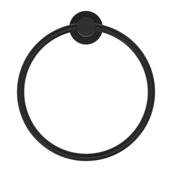 Nero Classic/Dolce Hand Towel Ring Matte Black